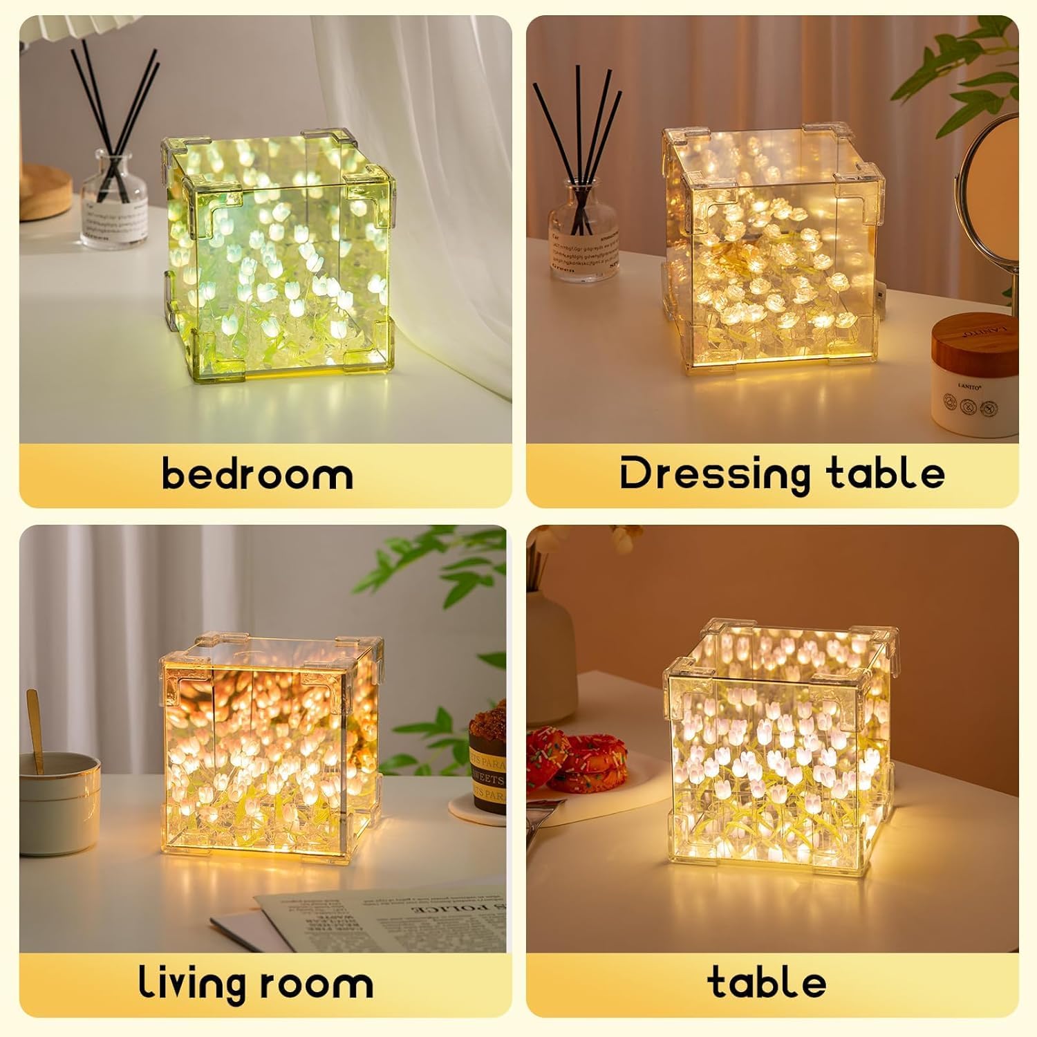 Infinite petal lamp Led Decorative Night lamp